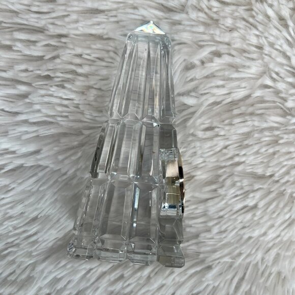 Waterford Crystal Obelisk Tower Clock Cut Crystal - Picture 6 of 12